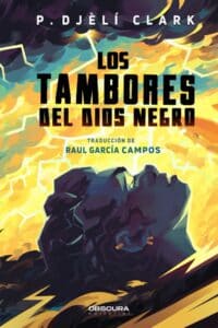 Los tambores del dios negro + marcapáginas y postal